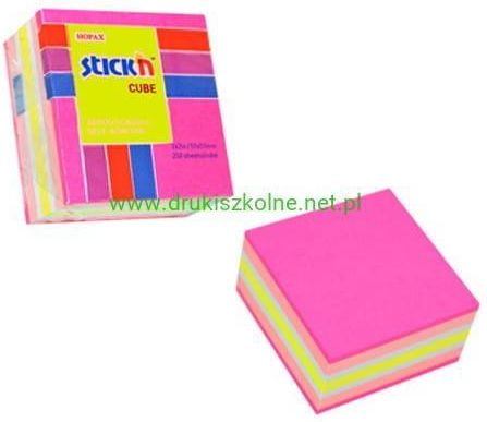 Micromedia Notes Samoprzylepny Stick N 51X51 Mm Różowy Mix Neon I Pastel 250 Kartek