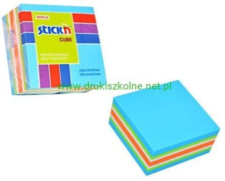 Micromedia Notes Samoprzelepny Stick N 51X51 Mm Niebieska Mix Neon I Pastel 450 Kartek