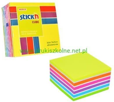 Micromedia Notes Samoprzylepny Stick N 76X76 Mm Mix 7 Kolorów 400 Kartek