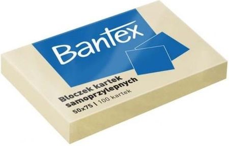 Micromedia Notes Samoprzylepny Bantex 50X75 100K Żółty