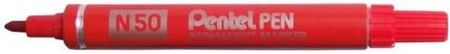 Micromedia Marker Permanentny Pentel N50 Okrągły Czerwony