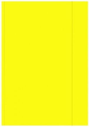 Micromedia Teczka Z Gumką Emerson A4 Żółta 300G Opakowanie 25Sztuk