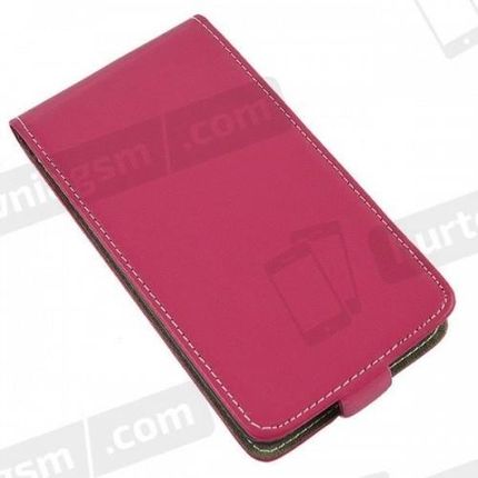 Kabura Pionowa Rubber Sony Xperia M5 Róż
