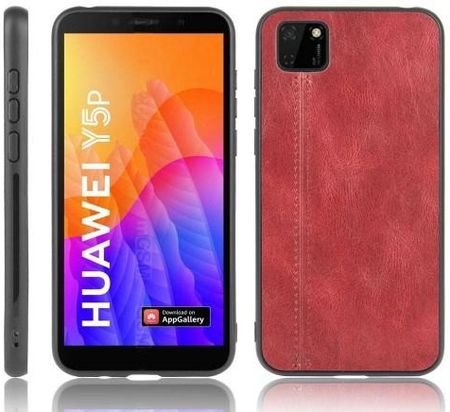 Etui HUAWEI Y5P / HONOR 9S Skórzana nakładka Hybrid case czerwone