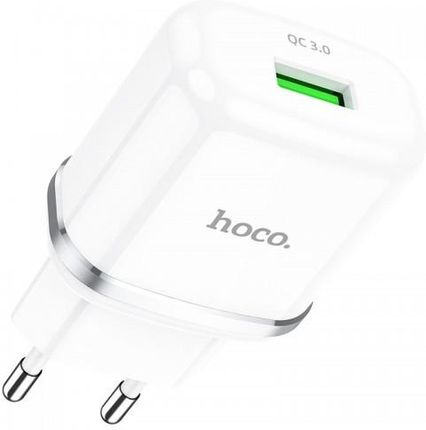 Ładowarka Sieciowa USB 18W QC3.0 3A HOCO N3 Quick Charge biała