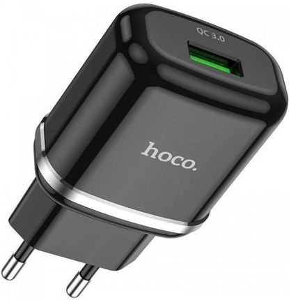 Ładowarka Sieciowa USB 18W QC3.0 3A HOCO N3 Quick Charge czarna