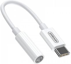 Joyroom adapter przejściówka słuchawek 3,5 mm mini jack (żeński) - USB Typ C (męski) biały (SH-C1)
