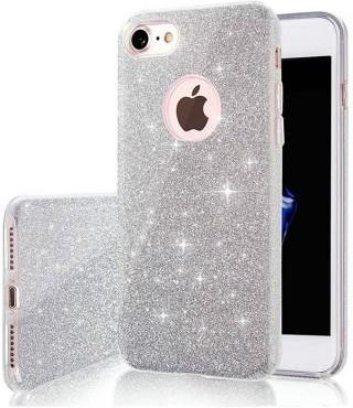 Nakładka Glitter 3in1 do Samsung Galaxy A12 / M12 srebrna