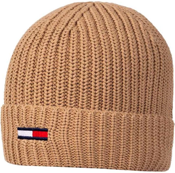Tommy Hilfiger Jeans Tommy Hilfiger Czapka Zimowa Tjm Basic Rib Beane Camel  Am0Am07938 Rbl - Ceny i opinie - Ceneo.pl