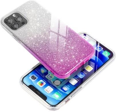 Futerał Forcell SHINING do XIAOMI Redmi NOTE 10 5G transparent/róż