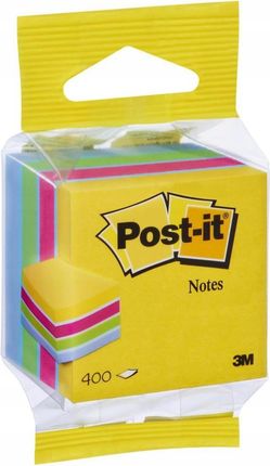 Post-It-3M Mini Kostka Samoprzylepna Mix Bloczek Karteczki