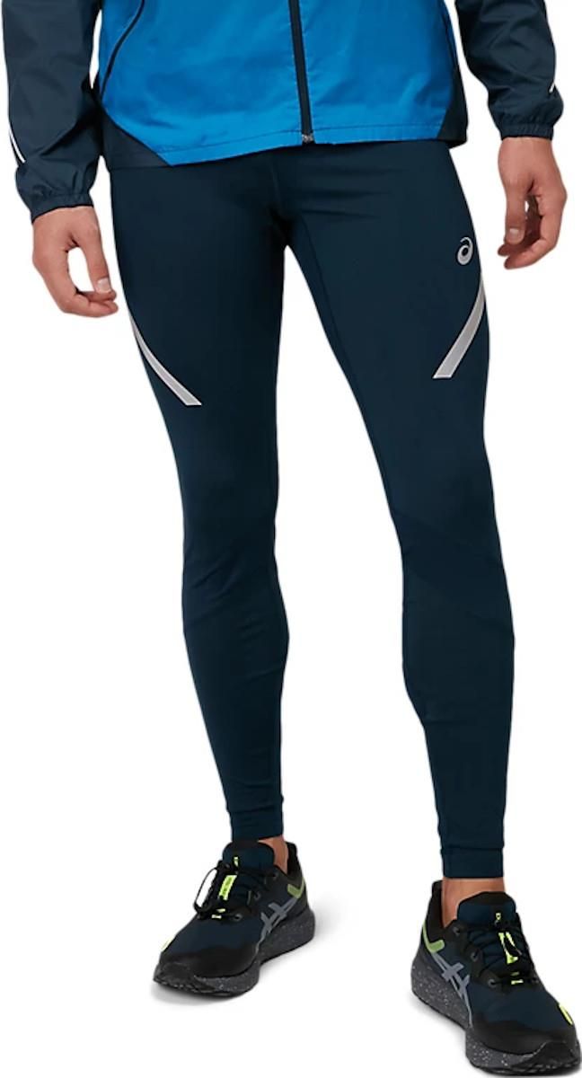 Legginsy męskie do biegania Asics Tight czarno-niebieskie 121090-8123 -  Cena, Opinie – Sklep