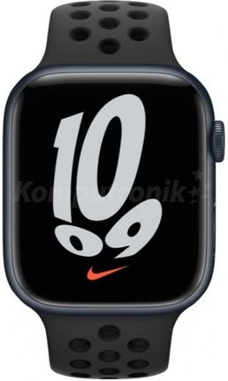 NIKE×Apple Watch series7 45mm Smartwatch Apple Watch Nike Series 7 GPS 45mm (czarno-biały