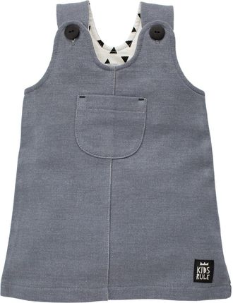 Sukienka ogrodniczka happy day 86 szara pinokio