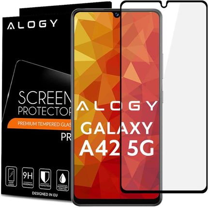 Alogy Szkło Full Glue case friendly do Samsung Galaxy A42 5G Czarne
