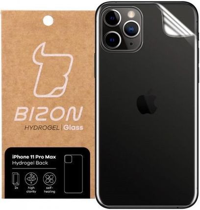 Bizon Folia hydrożelowa na tył Glass Hydrogel, iPhone 11 Pro Max, 2 sztuki