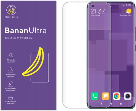 Polski Banan Szkło Hartowane Uv do Xiaomi Mi 11 Ultra