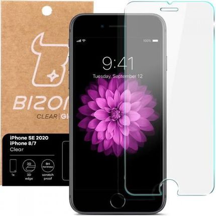 Bizon Szkło hartowane Glass Clear, iPhone SE 2020/ 8/ 7