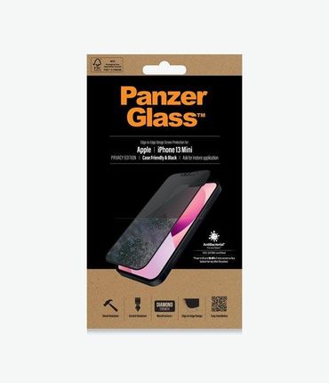 Panzerglass Apple iPhone 13 5.4" Privacy Black Screen Protector