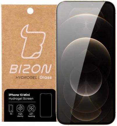 Bizon Folia hydrożelowa na ekran Glass Hydrogel, iPhone 13 Mini