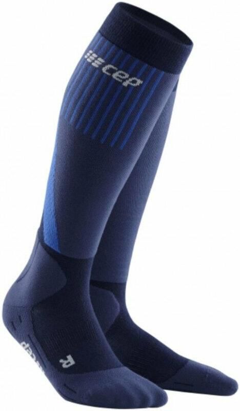 Cep Wp20Du Winter Compression Tall Socks Navy - Ceny i opinie 