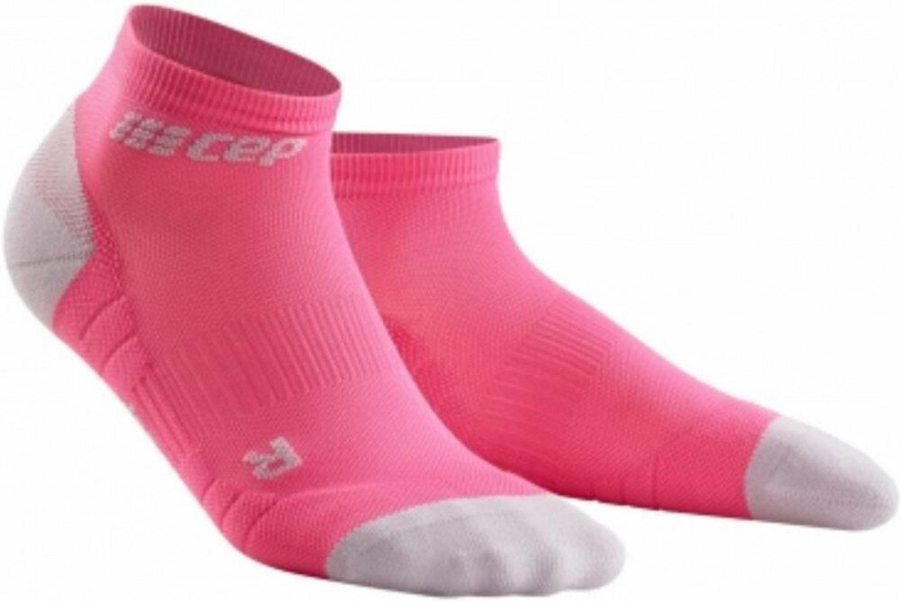 Cep Wp4Agx Compression Low Cut Socks 3.0 Lime Light Grey Ceny i