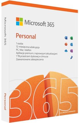 Microsoft 365 Personal PL P8 1Y 1U Win/Mac QQ2-01434 P/N: QQ2-01000