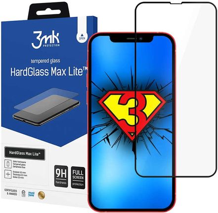 3Mk Szkło hartowane HardGlass Max Lite do Apple iPhone 13 Pro Black