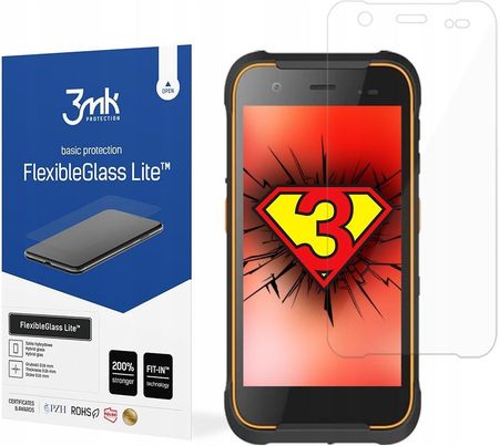 3Mk szkło hybrydowe FlexibleGlass Lite do MyPhone Hammer Professional BS21