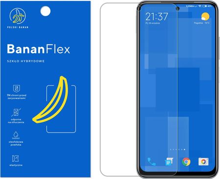 Polski Banan Szkło Hybrydowe 7H do Xiaomi Redmi Note 10 / 10s