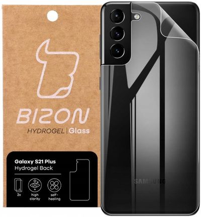 Bizon Glass Folia na tył do Galaxy S21 Plus, Hydrożel x2