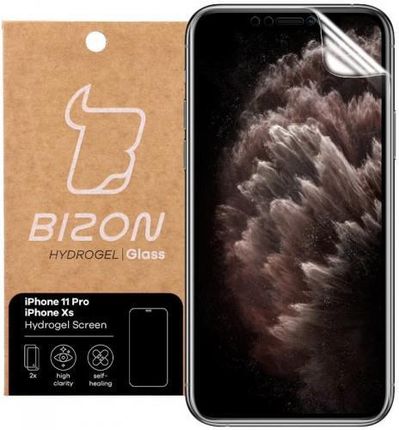 Bizon Folia hydrożelowa na ekran Glass Hydrogel, iPhone 11 Pro / Xs, 2 sztuki