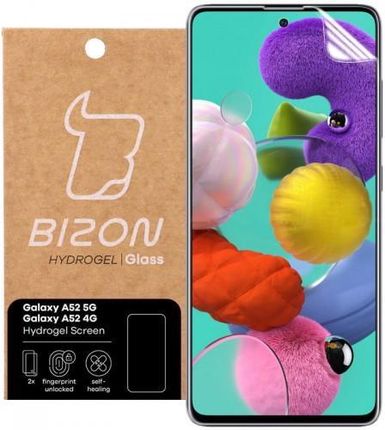 Bizon Folia hydrożelowa na ekran Glass Hydrogel, Galaxy A52s 5G, A52 4G/5G, 2 sztuki