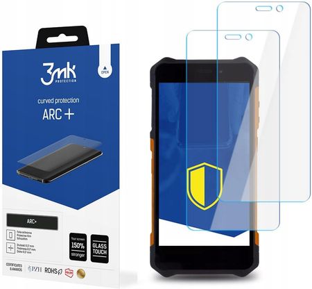 3Mk 2szt Arc+ Folia do MyPhone Hammer Iron 3 Lte