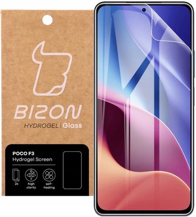 Bizon Glass Folia hydrożelowa do Xiaomi Poco F3 2 sztuki