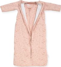 Jollein Śpiworek niemowlęcy całoroczny 4 Pory Roku 2 śpiworkowy Whales Pale PINK 70cm