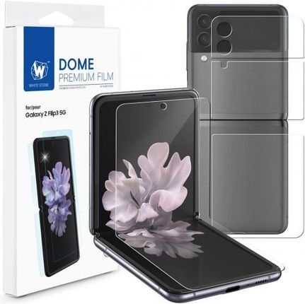 Whitestone Folia na przód i tył Dome Premium Film Galaxy Z Flip3 5G - 4 sztuki