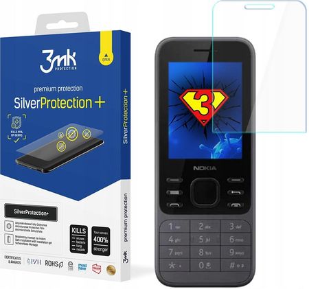 3Mk Antywirusowa folia do Nokia 6300 4G Silver+