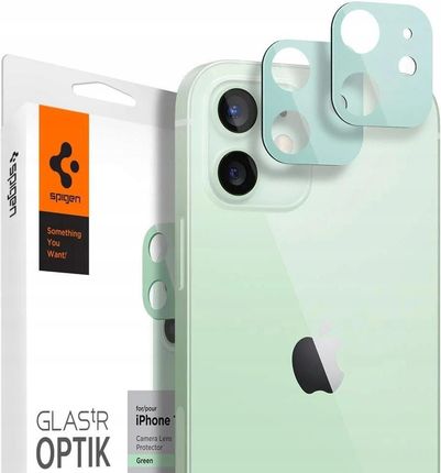Spigen Szkło na aparat do iPhone 12, Optik x2