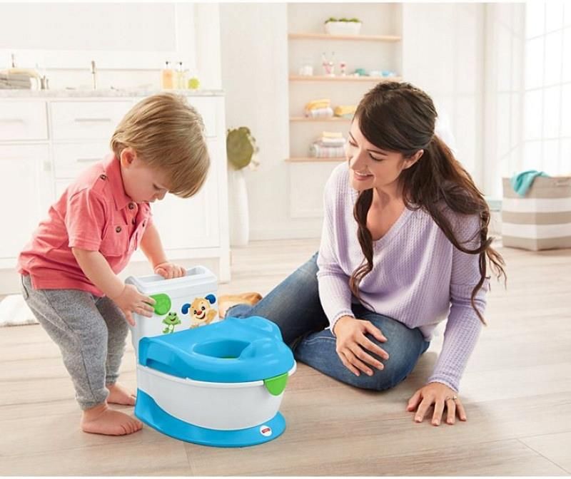 Fisher-Price Nocniczek Laugh and Learn Szczeniaczka j.angielski - zdjęcie 4 Fisher-Price Nocniczek Laugh and Learn Szczeniaczka j.angielski