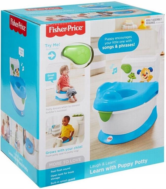 Fisher-Price Nocniczek Laugh and Learn Szczeniaczka j.angielski - zdjęcie 7 Fisher-Price Nocniczek Laugh and Learn Szczeniaczka j.angielski