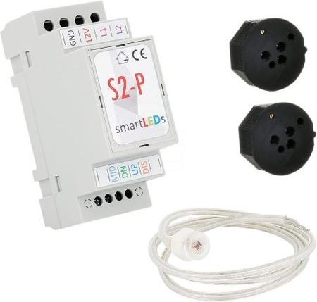ELED - Sterownik schodowy LED S2-P (Premium) z 2 czujnikami ruchu - zestaw
