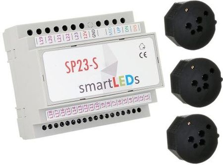 ELED - Sterownik schodowy LED SP23-S (Standard) z 3 czujnikami ruchu - Zestaw do schodów z półpiętrem