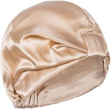 Zdjęcie Cat &Cat Beżowy 100% Jedwab jedwabny turban do włosów - Mikołów