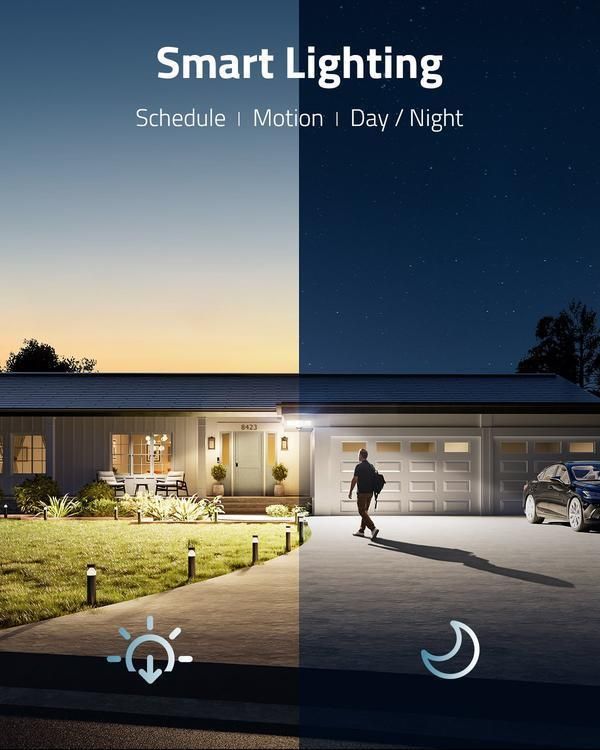 Eufy Floodlight Camera 2K PRO AI z reflektorem - zdjęcie 4 Eufy Floodlight Camera 2K PRO AI z reflektorem