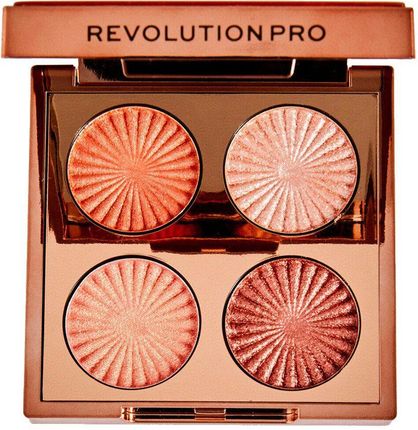 Revolution Pro Goddess Glow Eye Quad Golden Hour Eyeshadow Palette 4x2,5g