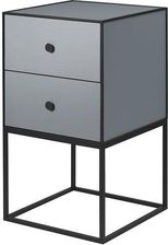 Zdjęcie By Lassen Szafka Frame 35 Ciemnoszara Na Stelażu Z 2 Szufladami 113011 - Nekla