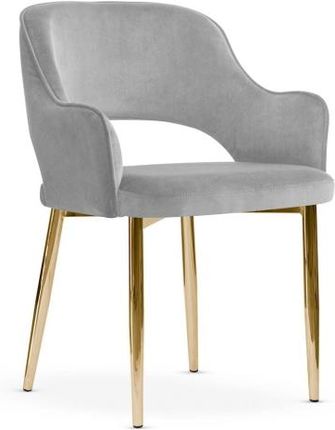 Furfur Furniture Krzesło Armo Velvet Noga Złota 4713