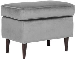 Zdjęcie Signal Podnóżek Ron Velvet Szary Bluvel 14 Wenge P 138613 - Stepnica