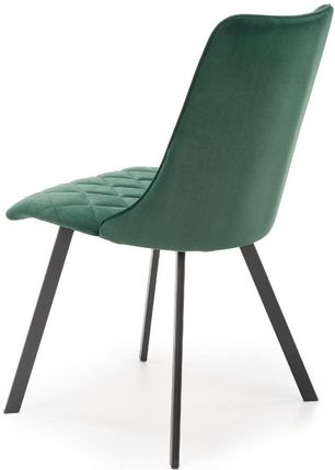 Halmar Ciemnozielone Krzesło K450 Velvet Tapicerowane Do Salonu V-Ch-K/450-Kr-C.Zielony